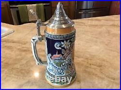 4Vintage Beautiful Gerz German Made Beer Steins for Eckrich Company Octoberfest