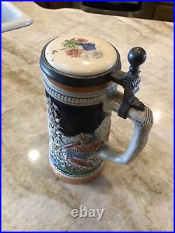 4Vintage Beautiful Gerz German Made Beer Steins for Eckrich Company Octoberfest