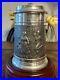 Antique-Bavarian-Beer-Stein-German-Pewter-Jug-Decorative-Relief-Circa-1920-01-rm