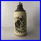 Antique-German-Beer-Stein-Dorfner-Co-1-Liter-Yelloware-c-1826-1890-01-wv