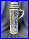 Antique-German-Beer-Stein-Tall-Tankard-No-Lid-Stoneware-Stein-earthenware-Clay-01-aw