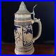 Antique-German-Germany-pre-WW1-signed-Porcelain-Lidded-Beer-Stein-Mug-10-5-01-bzhg