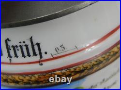 Antique German WW1 Dragoon Regiment Litho Porcelain Lidded Beer Stein Mug Cup