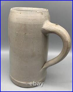 Antique K-Town Brauerei BENDER KAISERSLAUTERN german 1900 Beer Stein 1 Liter