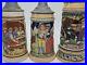 Antique-Lot-of-3-German-Lidded-Beer-Stein-Tankard-Mugs-Made-in-Germany-01-kasd