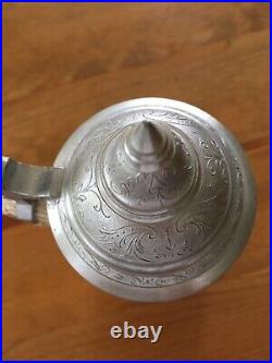 BEER STEIN from Munich Germany 9 1/2 tall 1960's Never Used Pewter Lid