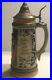 Beer-Stein-Engraved-Pewter-Lid-1-L-11-Mid-Century-German-FREE-SHIPPING-01-ypcy