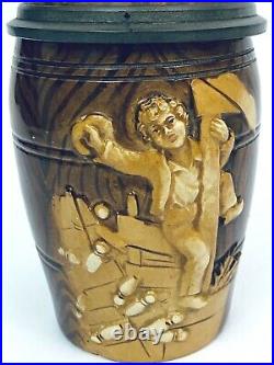 Bowling Pin Character Beer Stein Reinhold Hanke 1134 Antique Figural German Gift