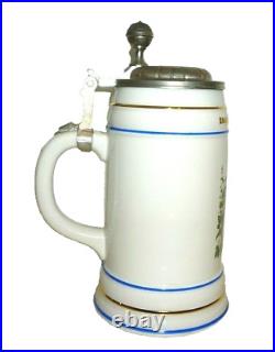 Brauerei Engelhardt +1998 Berlin 1L Masskrug lidded German Beer Stein