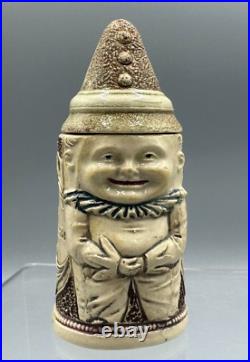 C 1900 RARE German DIESINGER Miniature CHILD Kinder BEER STEIN 767 Figural Clown