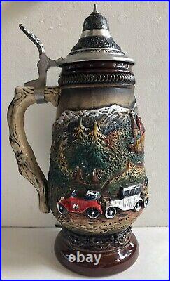Collectable Limited Edition Lidded German Beer Stein 3D