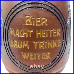 Dumler Breiden Antique German Beer Stein 1181 Beer Makes You Happy. 5L Art