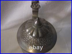 Early Beer Stein Glass Lidded Hand Blown Antique German #XX