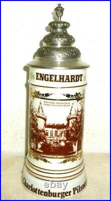 Engelhardt +1998 Berlin Charlottenburger Pilsner lidded German Beer Stein