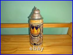 First Edition Gerz German Cities Themed Lidded Beer Stein Mug Hand Painted