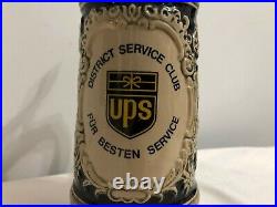 German American Antique Vintage Ups Beer Mug Cup With LID District Service Club