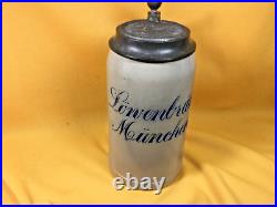 German Frangiskaner-Feitbrau Brewery Beer Stein Munich-1900