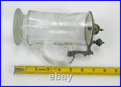 German Germany Prussian WW1 Glass Lidded Beer Stein Mug Cup