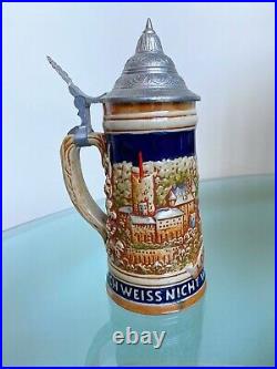 German Goebel Loreley Vintage Lidded Beer Stein