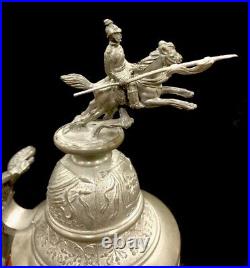 German Regimental Beer Stein Dragoon Calvary 1897-1900 No 16 Lithophane