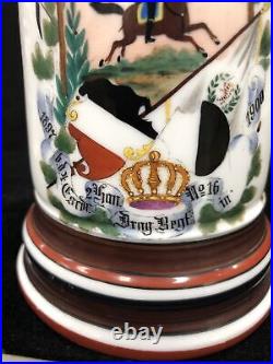 German Regimental Beer Stein Dragoon Calvary 1897-1900 No 16 Lithophane