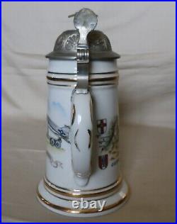 German beer stein Schmidt 1961 586 support Sq. Missiles U. S. A. F