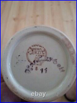 Gerzit Lidded German Beer Stein Mug, Vintage Original