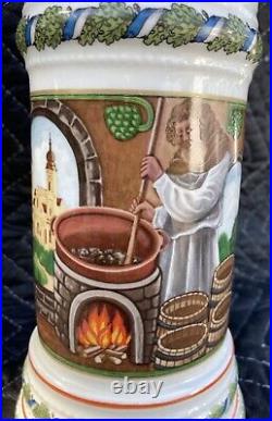 HF Hofbrauhaus Porcelain German Beer Stein Lidded Ltd Edition 1982 Originals Int