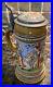 HR-Hauber-Reuther-183-Antique-Germany-Domed-Lid-Beer-Stein-Peasant-Dance-01-txs