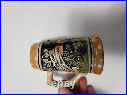 Hand painted german beer stein