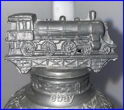 Kaiser 483 B Regimental Military Beer Stein Locomotive Domed Lid VTG West German