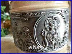 LARGE GERZIT W. Germany 12 Apostles Beer Stein-German 94% Zinn Pewter 1L