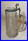 Large-antique-1800-s-clear-glass-pewter-German-lidded-beer-stein-mug-pitcher-01-csjq