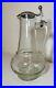Large-antique-1800s-hand-blown-glass-pewter-German-lidded-beer-stein-mug-pitcher-01-eqks