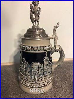 Limited Edition German Handcrafted Lidded Beer Stein by Zoller & Born