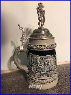 Limited Edition German Handcrafted Lidded Beer Stein by Zoller & Born