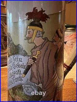 Marzi & Remy Antique German Beer Stein mold #1681, Germans and Romans