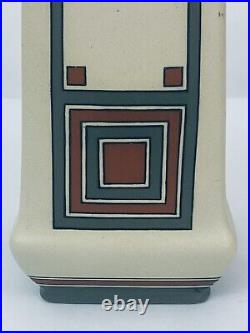 Mettlach Vase 2986 Antique German Beer Stein Collector Interest 10.5 Geometric