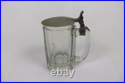 Old German Lidded Beer Tankard Stein Beer Mug (10)