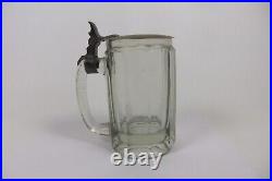 Old German Lidded Beer Tankard Stein Beer Mug (10)