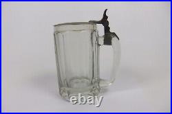 Old German Lidded Beer Tankard Stein Beer Mug (11)