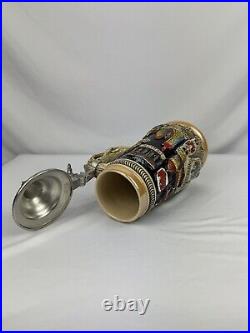 Original Hand Made German Beer Stein Deutschland King 307 Limited Edition