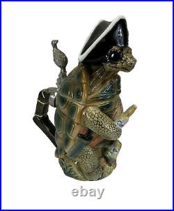 Rare Collector's Ed. Corona Character Beer Stein Turtle German Made 1998