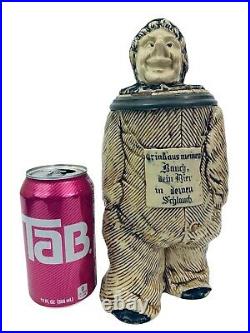 Reinhold Hanke Antique German Character Beer Stein 987 MONSIEUR CLOWN Gift 10