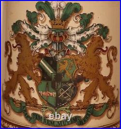 Student Association Wappen by Merkelbach & Wick 1/2 L German beer stein Antique