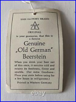 THEWALT GENUINE OLD GERMAN BEER STEIN With Pewter Lid Limited Edition