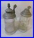 Two-Antique-German-Pewter-Glass-Beer-Bier-Lidded-Stein-0-5L-01-mr