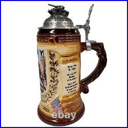 VE Day World War II 75th Anniversary LE German Stoneware Beer Stein. 75L Germany