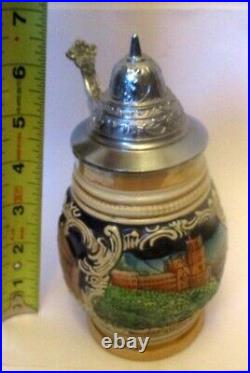 VTG GERMAN LIDDED STEIN Beer HEIDELBERG