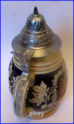 VTG GERMAN LIDDED STEIN Beer HEIDELBERG